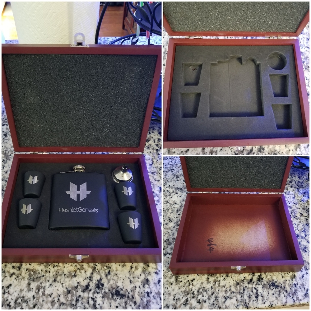 HashletGenesis Flask Set with Box - Picture 7 of 8